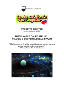 Tutto nasce dalle stelle