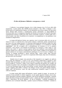 Relazione scientifica Prof. Manfredi