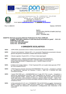 Richiesta preventivo materiale pubblicitario
