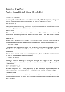 Descrizione Gruppi Ponys Passione Fisica a Città della Scienza