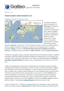 Osservazioni astronomiche 2.0 0