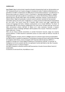 curriculum vitae Luca Tononi - Istituto Comprensivo di Carpenedolo