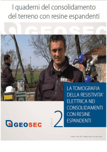 Il metodo della tomografia di resistività elettrica