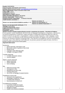 Sistemi Informativi e Basi di Dati 12-13