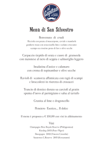 Menù di San Silvestro
