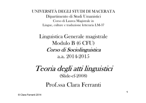teoria degli atti linguistici