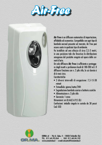 Air Free è un diffusore automatico di importazione