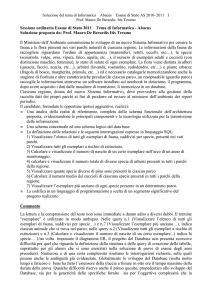 Soluzione della seconda prova scritta di Informatica Abacus 2011