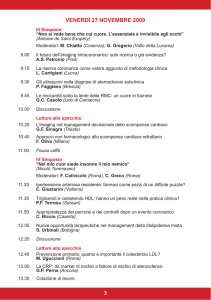 VEnErdì 27 nOVEmbrE 2009