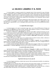 Musica leggera e rock - Digilander