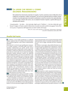 La legge che regge il cosmo secondo Anassimandro