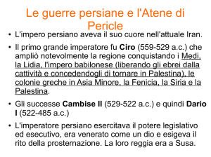 Le guerre persiane e l`Atene di Pericle