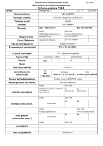 Comunità Alloggio Via Lattea, via Goletta 6
