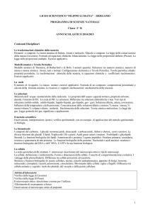 LICEO SCIENTIFICO “FILIPPO LUSSANA”