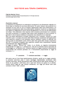 BASI FISICHE della TERAPIA COMPRESSIVA.