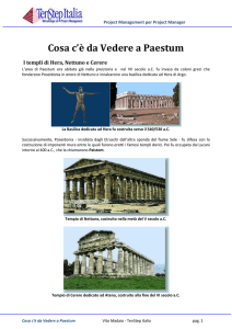 Cosa c`è da Vedere a Paestum