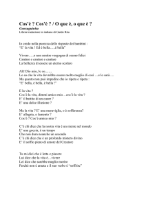 Cos`è - Chico samba e bossa nova