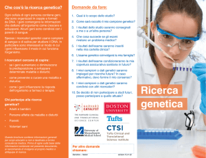 Ricerca genetica - Harvard Catalyst