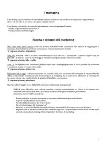 Il marketing (prima parte)