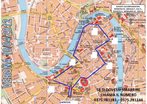 GITA VERONA CARTINA E ITINERARIO