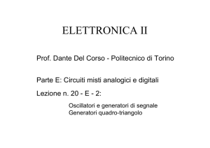 Generatore di Onda Quadra e Triangolare