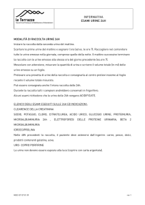 MOD LAB 8 Informativa ESAMI URINE 24H