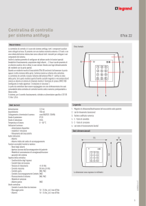 Scheda Tecnica - BTicino | Catalogo Italiano