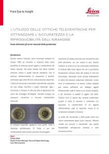 L`utilizzo delle ottiche telecentriche per ottimizzare l`accuratezza e la