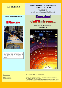 Emozioni dall`Universo! - Direzione Didattica Bastia Umbra