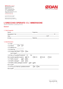 scarica e riempi l`apposto questionario