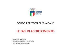 le fasi di accrescimento