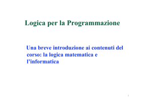 Logica per la Programmazione