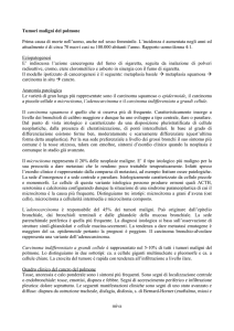 Tumori maligni del polmone