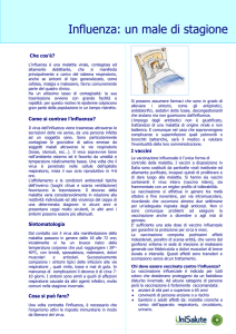 Influenza: un male di stagione