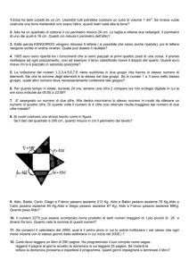 1.Elisa ha tanti cubetti da un cm. Usandoli tutti potrebbe costruire un