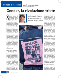 Gender, la rivoluzione triste
