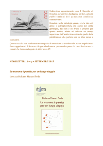 Il Raccolto di Demetra XI settembre 2015