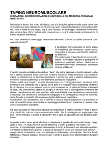 taping neuromuscolare