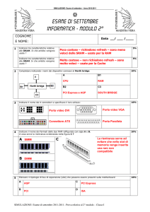 Esempio 2° Modulo