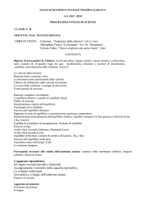 LIBRI DI TESTO: Celestino , “Soluzioni della chimica”