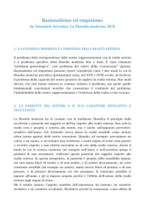 Razionalismo ed empirismo