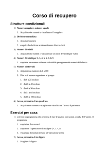 Esercizi 3 - Liceo Malpighi