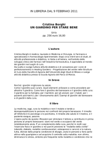 Un giardino per stare bene