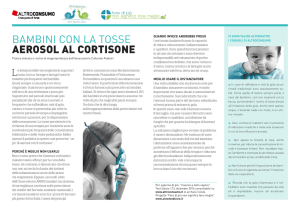 Scheda sugli aerosol al cortisone
