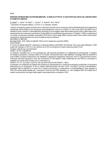 P059 MARKER CROMOSOMICI SOVRANNUMERARI