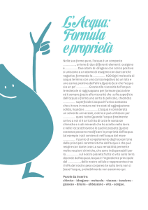 L`Acqua: Formula e proprietà