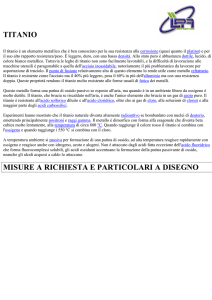 Titanio Grado 1 E grado 2 ( Visualizza catalogo PDF )
