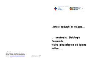 "brevi appunti di viaggio" sull`anatomia e fisiologia femminile