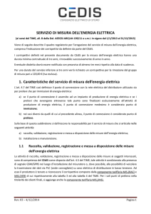 Servizi di misura post 31/12/2014