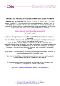 responsabile marketing e comunicazione
